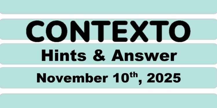 Daily Contexto 1149 - November 10th 2025