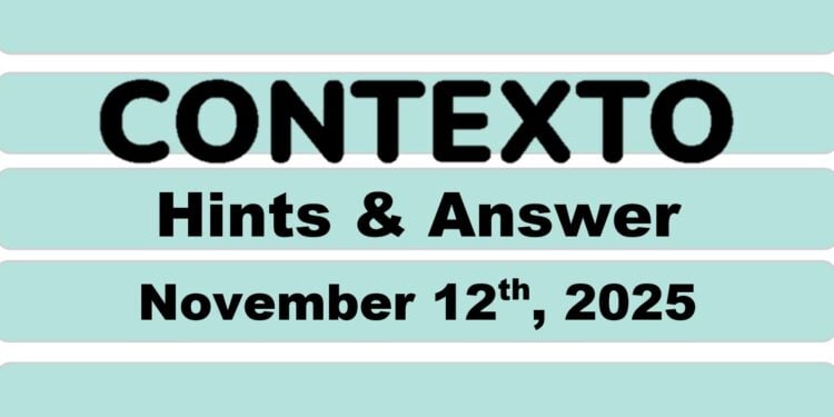 Daily Contexto 1151 - November 12th 2025