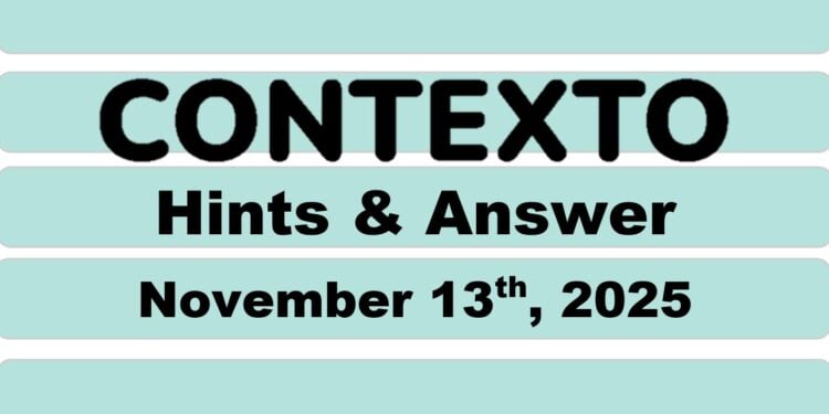 Daily Contexto 1152 - November 13th 2025