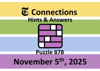 ‘Wordle’ Answer Today 1600 November 5th 2025 – Hints and Solution (11/5/25)
