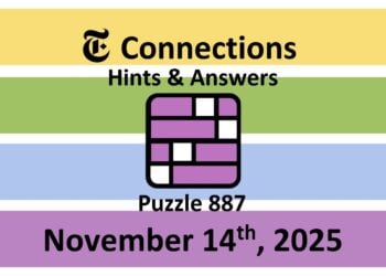 ‘Wordle’ Answer Today 1609 November 14th 2025 – Hints and Solution (11/14/25)