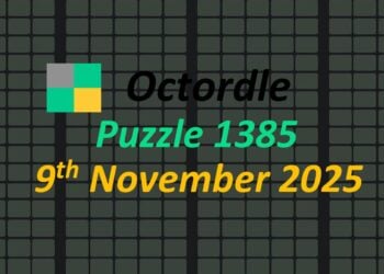 ‘Wordle’ Answer Today 1604 November 9th 2025 – Hints and Solution (11/9/25)