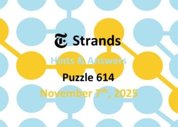‘Wordle’ Answer Today 1602 November 7th 2025 – Hints and Solution (11/7/25)