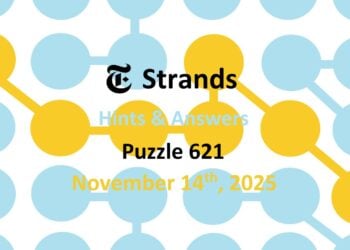‘Wordle’ Answer Today 1609 November 14th 2025 – Hints and Solution (11/14/25)