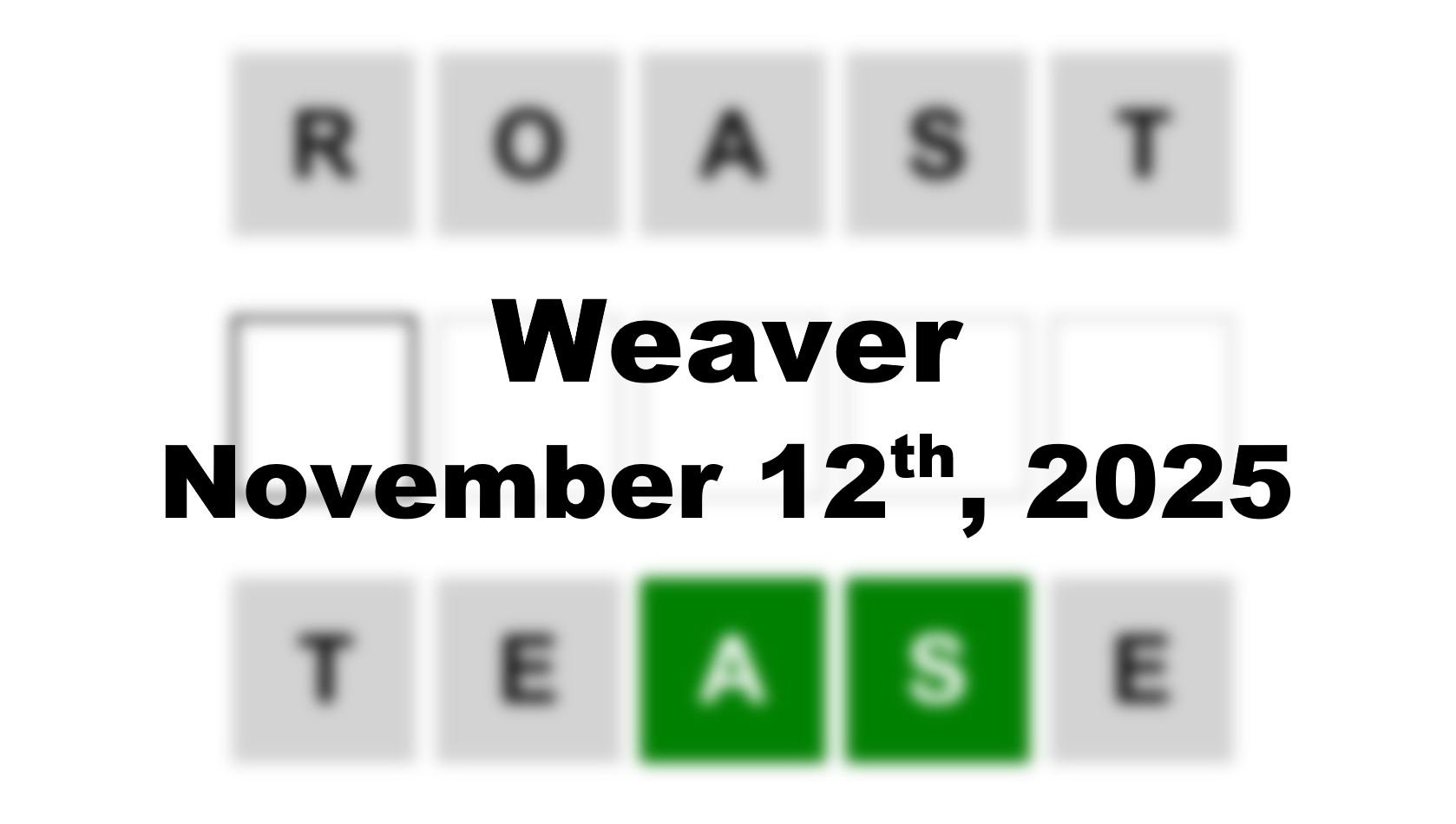 ‘Wordle’ Answer Today 1607 November 12th 2025 – Hints and Solution (11/12/25)