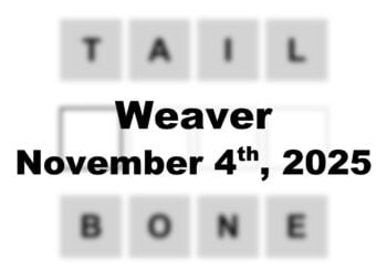 ‘Wordle’ Answer Today 1599 November 4th 2025 – Hints and Solution (11/4/25)