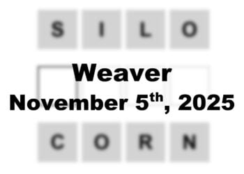 ‘Wordle’ Answer Today 1600 November 5th 2025 – Hints and Solution (11/5/25)