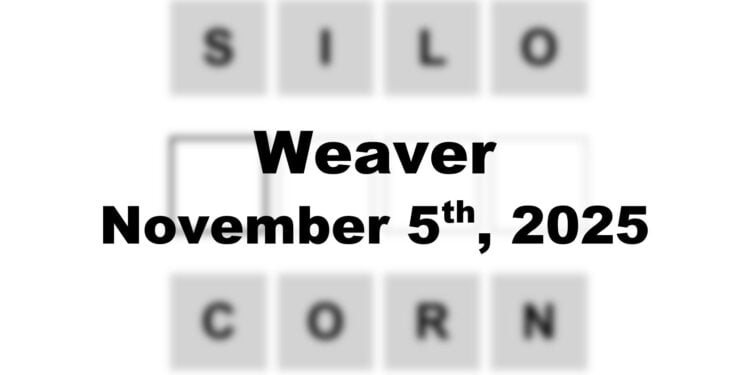 Weaver Answer - 5th November 2025