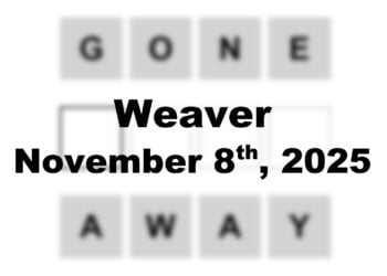 ‘Wordle’ Answer Today 1603 November 8th 2025 – Hints and Solution (11/8/25)