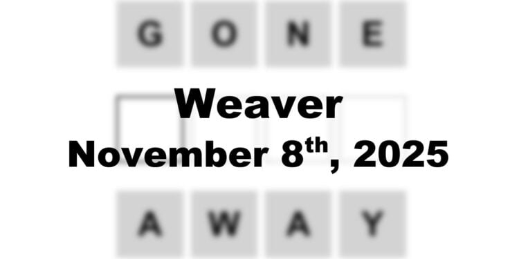Weaver Answer - 8th November 2025