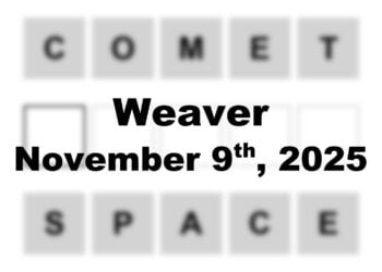 ‘Wordle’ Answer Today 1604 November 9th 2025 – Hints and Solution (11/9/25)